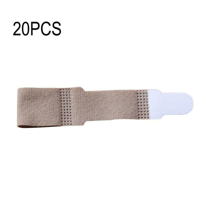 20Pcs Nylon Hammer Toe Straightener Separator Alignment Pain Relief Breathable