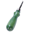 Leather Edging Tool Alloy Steel Wood Handle Edge Skiving Beveler Leathercra