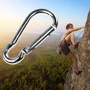 Lovoski 20pcs D- Aluminum Carabiner Keychain Holder Clip Outdoor Sports