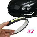 2Pcs 20W Waterproof LED 12V Daytime Running Light DRL COB Strip Lamp Fog Car AU