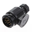 13 PIN EURO PLASTIC PLUG 12V CARAVAN TRAILER ELECTIRC PLUG MAYPOLE MP128