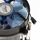 Quiet Fan 9cm CPU Cooler Heatsink Aluminum Radiator For Intel, LGA 115 775