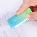 Soft Durable Flexible Cube Colored Pencil Rubber Erasers For School Kids 1pc