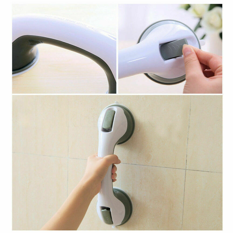 Bathroom Shower Tub Room Super Grip Suction Cup Safety Bar Grab Handrail. Y5K8