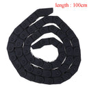 10 x 20mm Black Plastic Drag Chain Cable Carrier For CNC Router Mill  Z