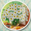 Daisy Mural Pink Tassels Special Shape DIY Diamond Painting Home Wall Decor