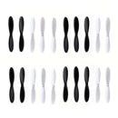 20 pcs for Hubsan Propeller White + Black Part of H107-A02 H107C H107L for  H3Q4