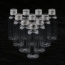 10 Pcs Lab Supplies Liquid Sample Plastic Bottles - Collection Vials - Clear