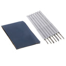 7 Pieces Assorted Shape Round and Flat Head Metal Wood Carving Set for DIY