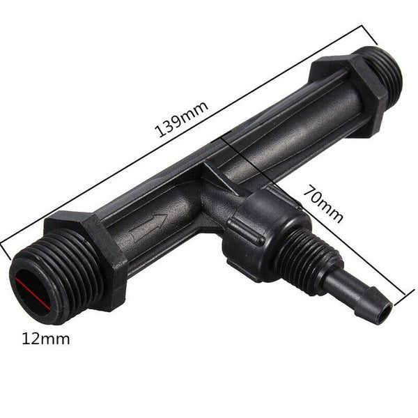 1/2 Garden Irrigation Device Venturi Fertilizer Injector Switch Water Tube  X5A3
