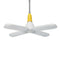 E27 LED Bulb Foldable 4 Fan Blade Lights 60W LED Lamp Super Bright White 65 A9W9