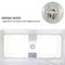 48 LED Double Dome Light Stepless Dimming Interior Reading Lamp for RV Marine