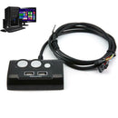 On/off Reset Button Double Switch USB 2.0 Interface Audio Ports for PC Computer