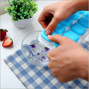 Ice Square Trays 2 Pack, Easy-Release Silicone and Flexible 14-Ice Trays wi Y9Z3
