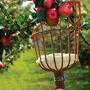 Fruit Picker Basket Tree Fruits Picking Harvesting Tool Gardening Supplies-Metal