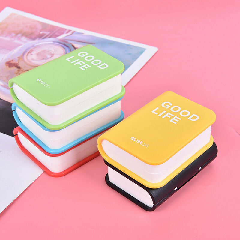 Book Travel Glasses Contact Lenses Box Contact lens Case for Eyes Car NT3C