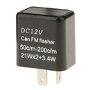 2Pin Electronic Flasher Relay Fix For LED Turn Signal Lamps Hyper Flash 12V