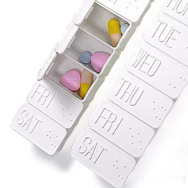 Large 7Day Pill Pills Medicine Tablet Week.Box Dispenser Holder Organizer Dwyx
