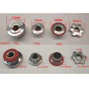 2 Pieces Solid Barbell Collar Weightlifting Spin Lock Screw Dumbbell Clips