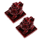 2 Pieces Pixiu Statues Fengshui Home Desk Decoration