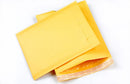 10X 90*150+40mm Kraft paper Bubble Bag Padded Envelopes Mailers Yellow Bag FT