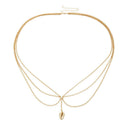 Simple Long Chain Tassel Body Chain Women Fashion Wild Shell Pendant U-Shap