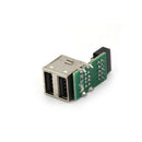 9Pin Motherboard to Double Layer 2 Port USB2.0 A Female Internal Header AdapterZ