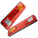 1Pair 19 LED Tail Light 12V Car Truck Trailer Stop Rear Reverse Turn Indica H5Q2