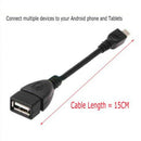 Micro USB Male host to USB Female OTG Adapter Cable For Android Tablet MZE NPX