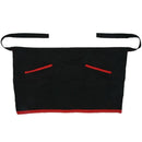 Universal Half Short Apron for Kitchen Cooking Bar Cafe Pub Waiter - black M5W2