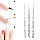 Professional Nail Art Liner Brush UV Gel Painting Acrylic Nail Brushes Stri V5S3