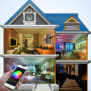 Wireless Alexa Voice App W/IR Remote Controller For RGB 5050 LED Strip Light ST