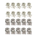 20 Pack Brass Invisible Magnetic Snap Button Clasp Sew on DIY Craft Closure