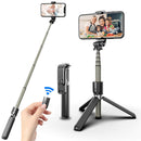 L03 Foldable Remote Shutter Bluetooth Phone Selfie Stick Tripod (Black)