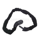 5 Digit Combination Bike Bicycle Steel Chain Coded Lock Black