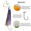6 pcs 9 Inch Saltwater Fishing Lures Trolling Lures for Tuna Marlin Dolphin