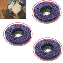 3Pcs Durable Poly Strip Disc Wheel 100x16Mm Wood Metal Paint Rust Removal New