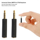3.5mm Male to Female Aux Stereo Mic Audio Headphone Jack Adapter Converter