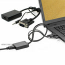 VGA Male To HDMI Output 1080P HD + HDTV Video USB Cable Cord Converter A YCI
