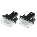 2PCS LED License Plate Light 3528 SMD No Error Number For Peugeot 206 98-10