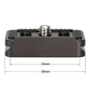 Universal Camera Quick Release Plate Tripod Clamp Aluminum Alloy For Sirui TYC10