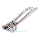 Stainless Steel Home Kitchen Garlic Press Squeezer Ginge Crusher Hand Tool