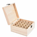 25 Slots Wooden Essential Oil Storage Box Aromatherapy Container Organizer S Nw