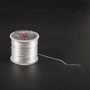 White Elastic Stretchy Crystal Line Jewelry Beading Thread Spool 100 Meters L5T2