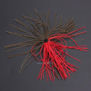 6 Bundles Silicone Skirts DIY Salty Rubber Jig Lures Squid Fishing Bait Tackle