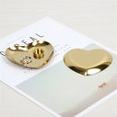 Heart Shaped Jewelry Serving Plate Metal Tray Storage Arrange Fruit Tray Ho C4C1