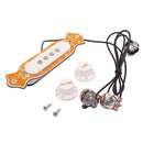 1x Cigar Box Guitar Parts  Soundhole Pickup Prewired Wiring Harness