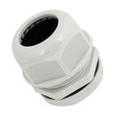 Light Gray Plastic Waterproof Cable Gland Connector SM M40 X 1.5
