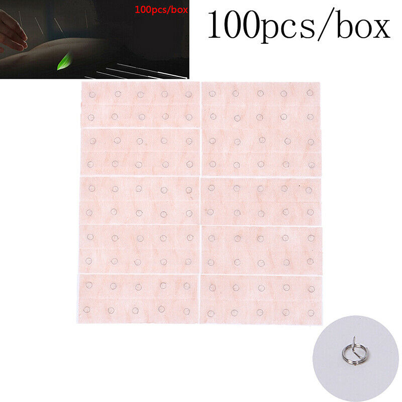 100pcs Disposable Ear Press Needle Auricular 0.20*1.5mm ear massage plaster FT
