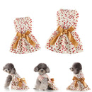 2pcs/set Pet Outdoor Dress For Pet Princess Costume Xmas Year Party Decor